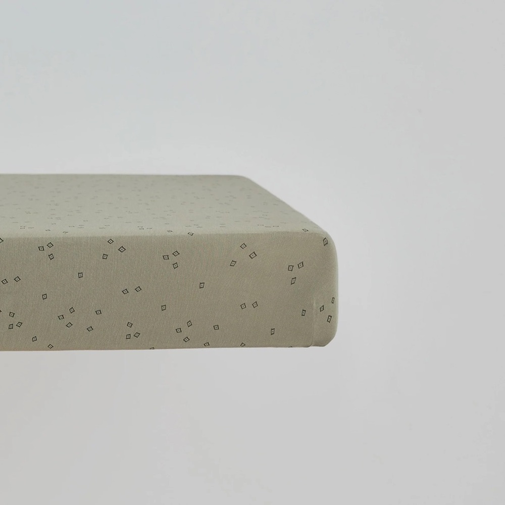 Quincy Mae Olive Fitted Crib Sheet